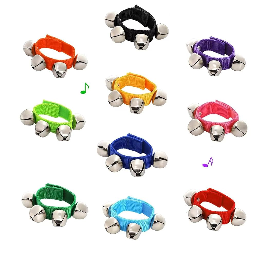 Amazon | Phyxiul リングベル リストベル 鈴 10色 10個セット